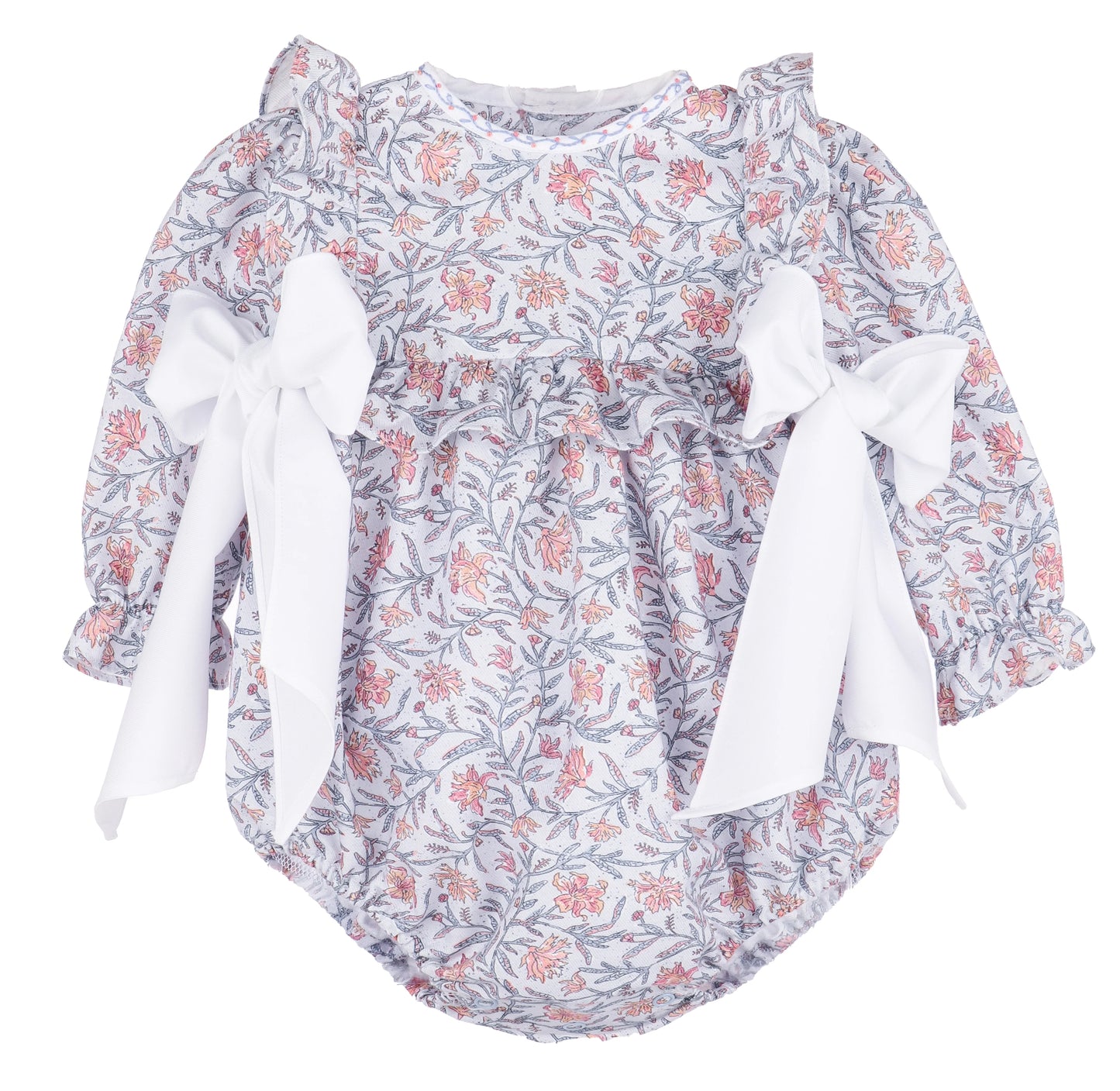 Sophie and Lucas Miller Tate Ruffle Bubble, Blue