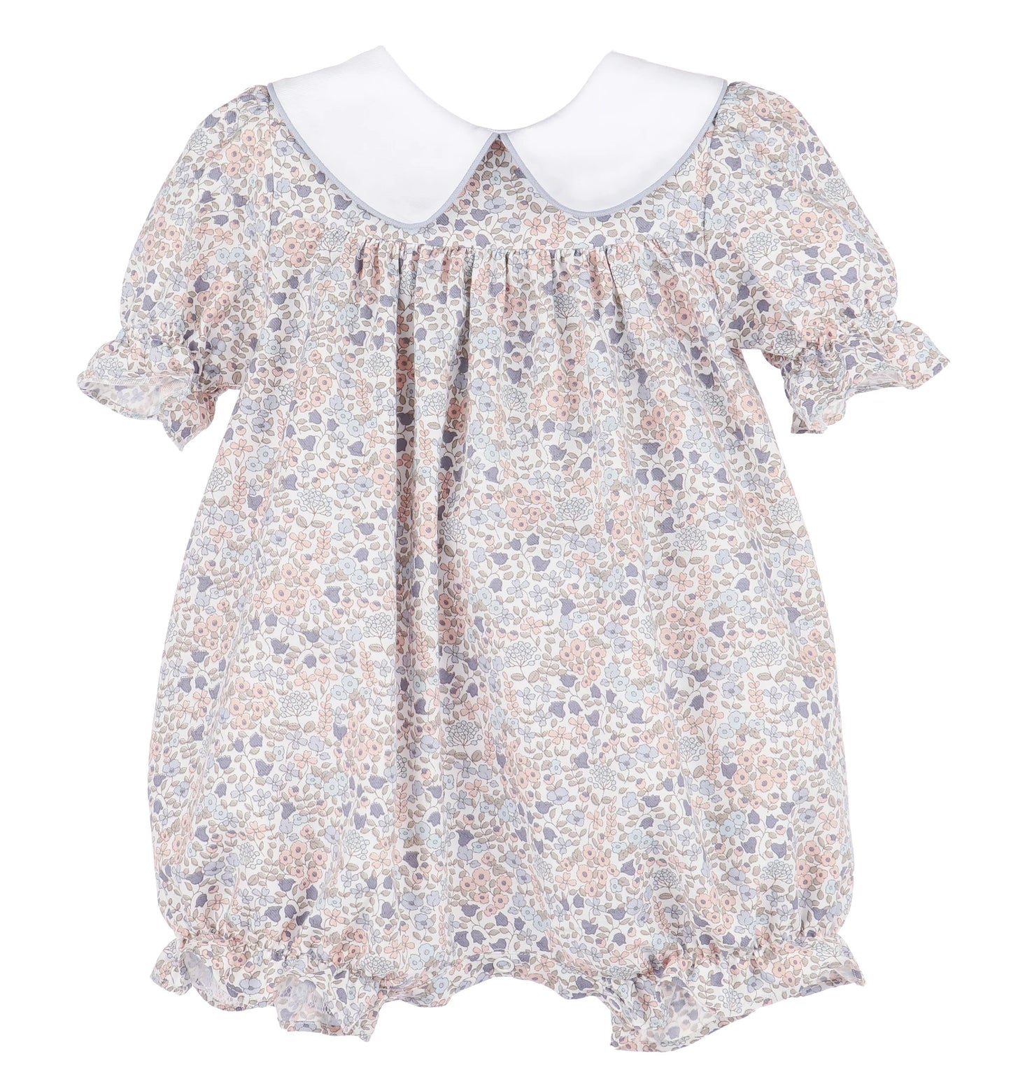 Sophie and Lucas Sweater Weather Playsuit, Blue Floral