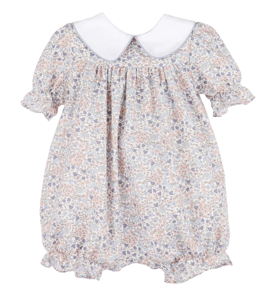 Sophie and Lucas Sweater Weather Playsuit, Blue Floral