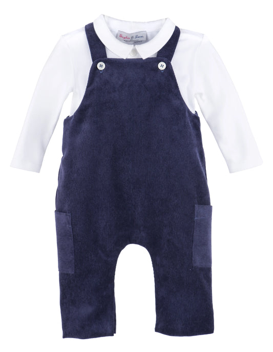 Sophie and Lucas Classics Boy Cord Longall, Navy