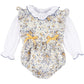 Sophie and Lucas Marigold Girls OG Overall, Print
