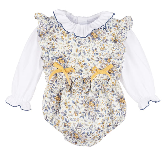 Sophie and Lucas Marigold Girls OG Overall, Print