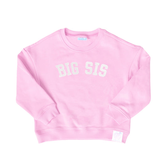 Bits & Bows Big Sister Big Sis Pink Sweatshirt