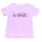 Mustard and Ketchup Short-Sleeve Light Pink Candy Corn T-Shirt