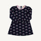 Beaufort Bonnet Sadie Sweatshirt Dress--Beloved Bows with Pier Party Pink