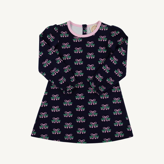 Beaufort Bonnet Sadie Sweatshirt Dress--Beloved Bows with Pier Party Pink