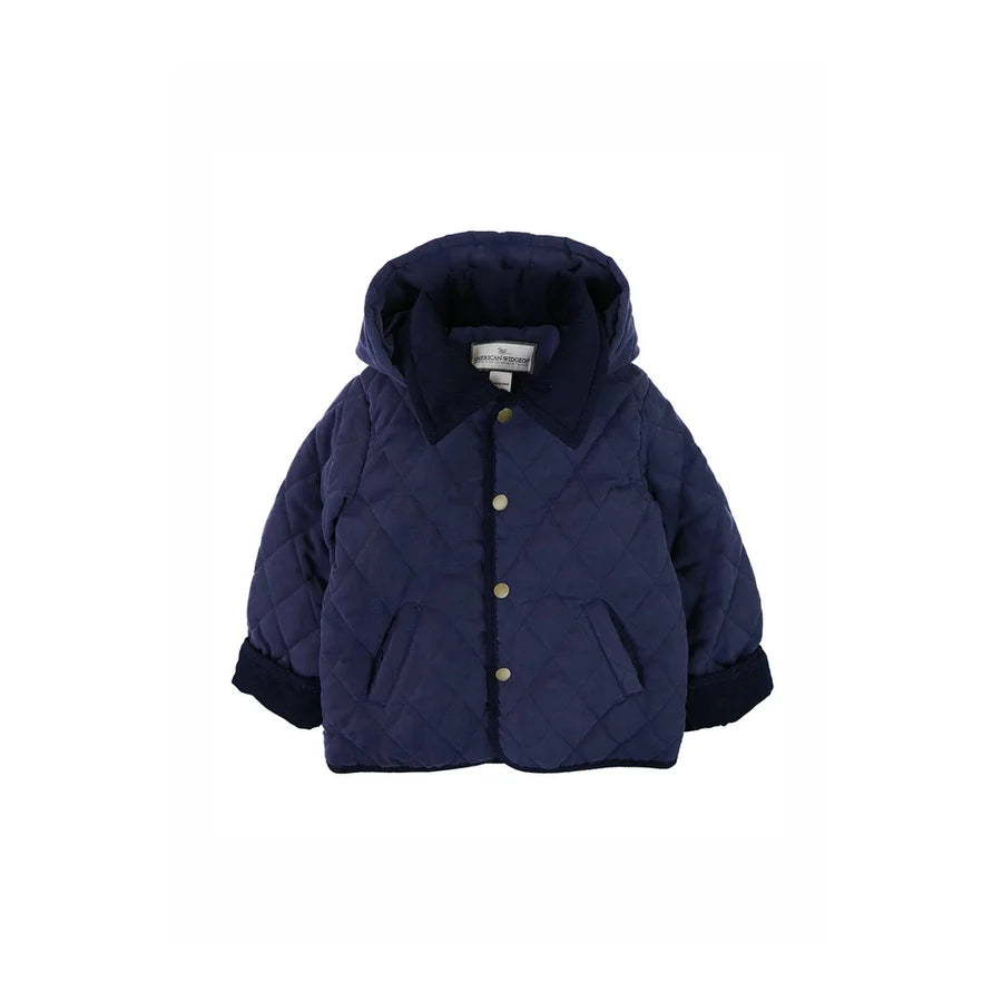 Widgeon Detachable Hood Jacket--Navy