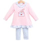 Smock Candy Jellybean Love Letters Ruffle Pants Set