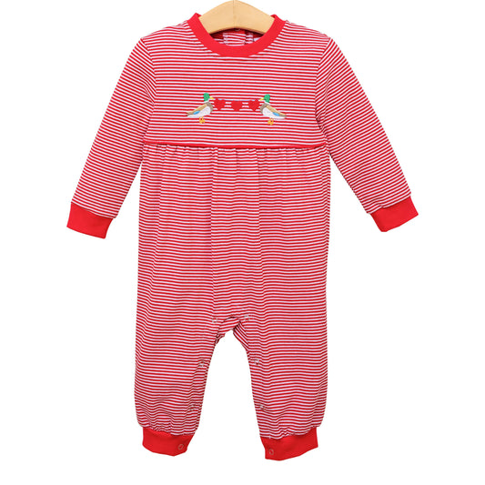 Smock Candy Jellybean Mallard Valentine Romper