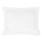 Little English Scallop Baby Pillowcase--Blue Dot