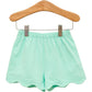 Trotter Street Scalloped Shorts--Mint