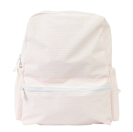 Apple of My Isla Large Backpack--Pink Stripe