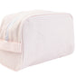 Apple of My Isla Pink Stripe Dopp Kit
