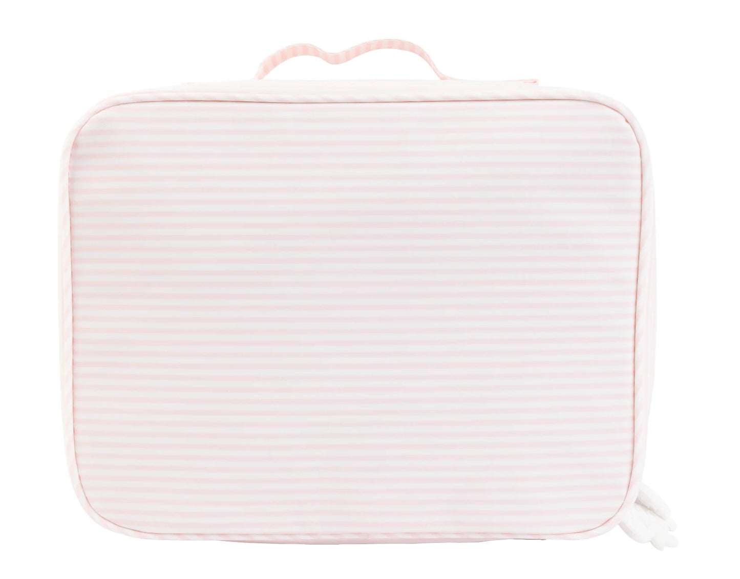 Apple of My Isla Pink Stripe Lunchbox