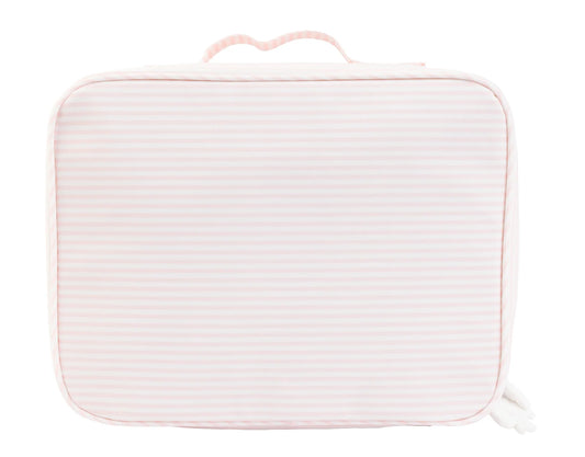 Apple of My Isla Pink Stripe Lunchbox