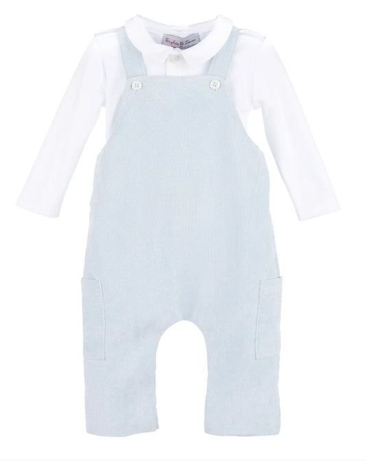 Sophie and Lucas Classics Boy Cord Longall, Blue
