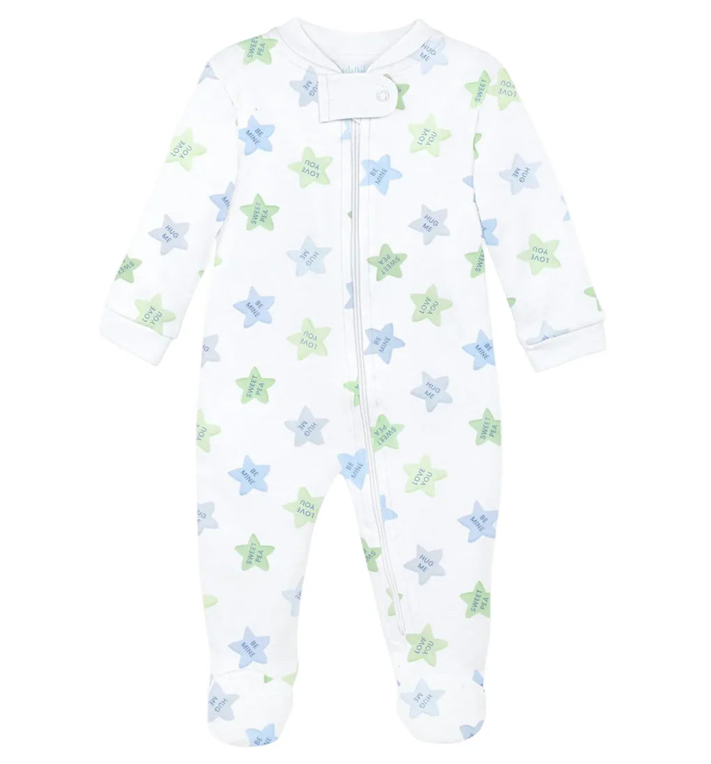 Lyda Baby Sweet Stars Zipper Footie