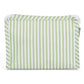 TRVL Design Roadie Large  Zip Pouch--Pimlico Stripe Sage