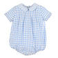 Sophie and Lucas Blue Gingham Duo Bubble
