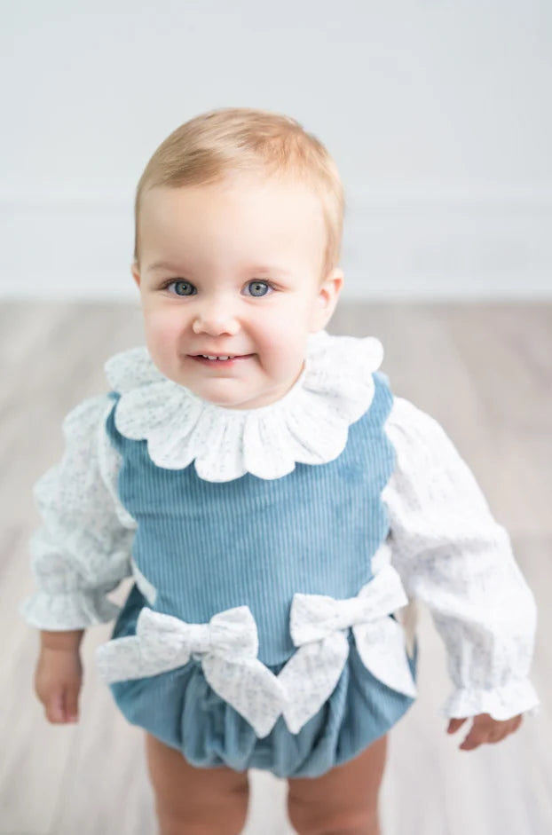 Sophie and Lucas Blue Willow OG Overall, Blue