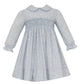 Petit Bebe Grace Liberty Print Light Blue Dress