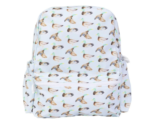 Apple of My Isla The Small Backpack--Mallards
