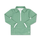 Set Athletics Henry Half Zip, Augusta Green Minigingham