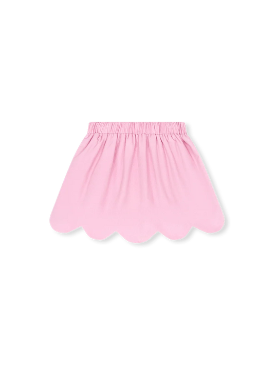 Lullaby Set Susie Scallop Skirt--High Point Pink Corduroy