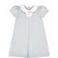 Lullaby Set Timeless Tab Dress, Baby Blue Minigingham