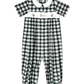 Lullaby Set River Romper Gardner Green Check Mallard