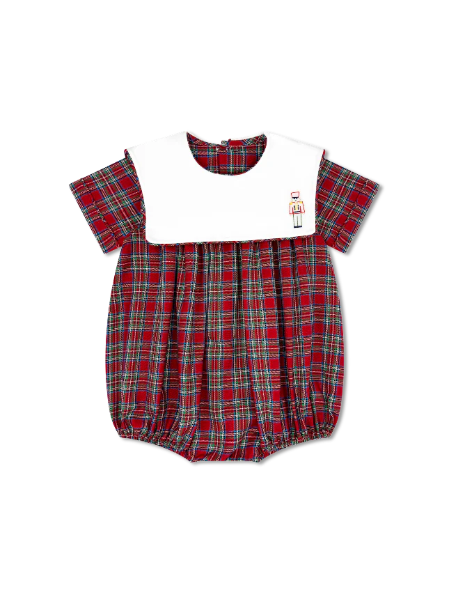 Lullaby Set Christian Bubble--Woodstock Plaid, Nutcracker