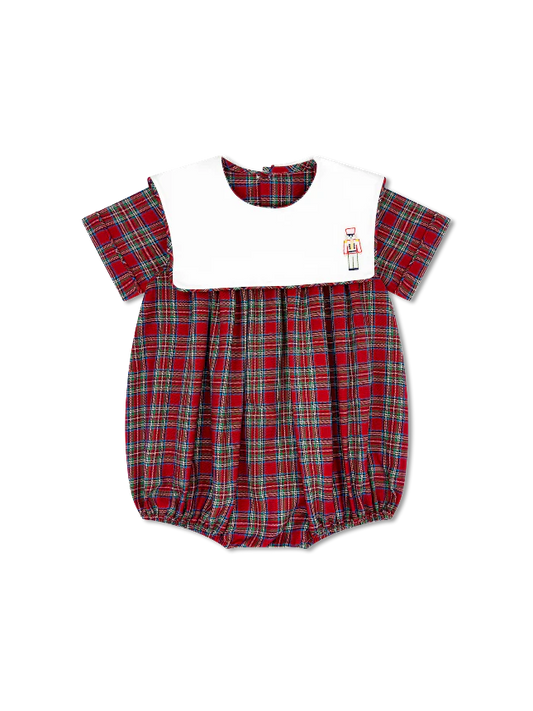 Lullaby Set Christian Bubble--Woodstock Plaid, Nutcracker