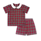 Lullaby Set Sibley Short Set, Woodstock Plaid, Nutcracker