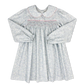 Lullaby Set, Michelle Dress Long Sleeve, Snow Kissed Floral