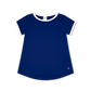 Set Athletics Bridget Basic Tee--Nantucket Navy