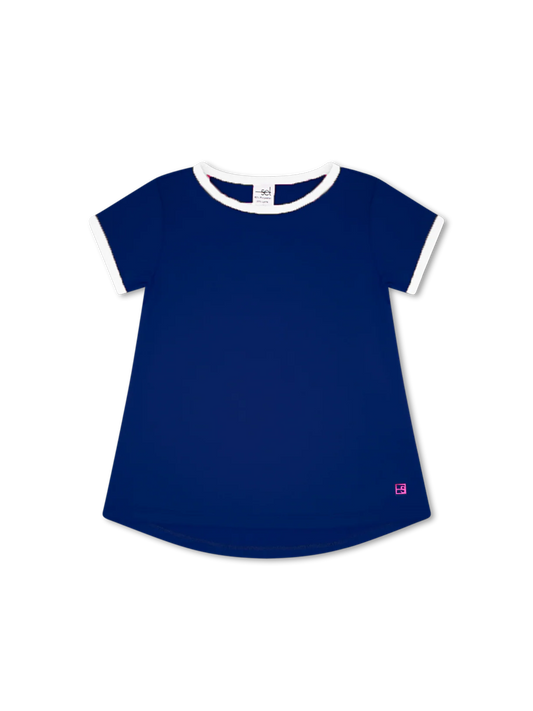 Set Athletics Bridget Basic Tee--Nantucket Navy