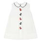 Lullaby Set Bluebonnet Dress - Simply White Seersucker, Anchors