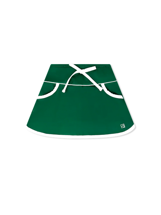Set Athletics Tiffany Tennis Skort Augusta Green, Pure Coconut