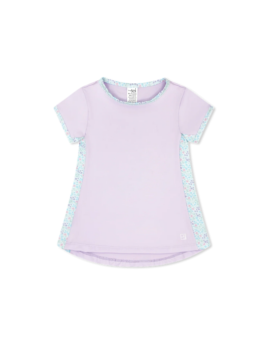 Set Athletics Blair Top Petal Purple, Frosted Floral