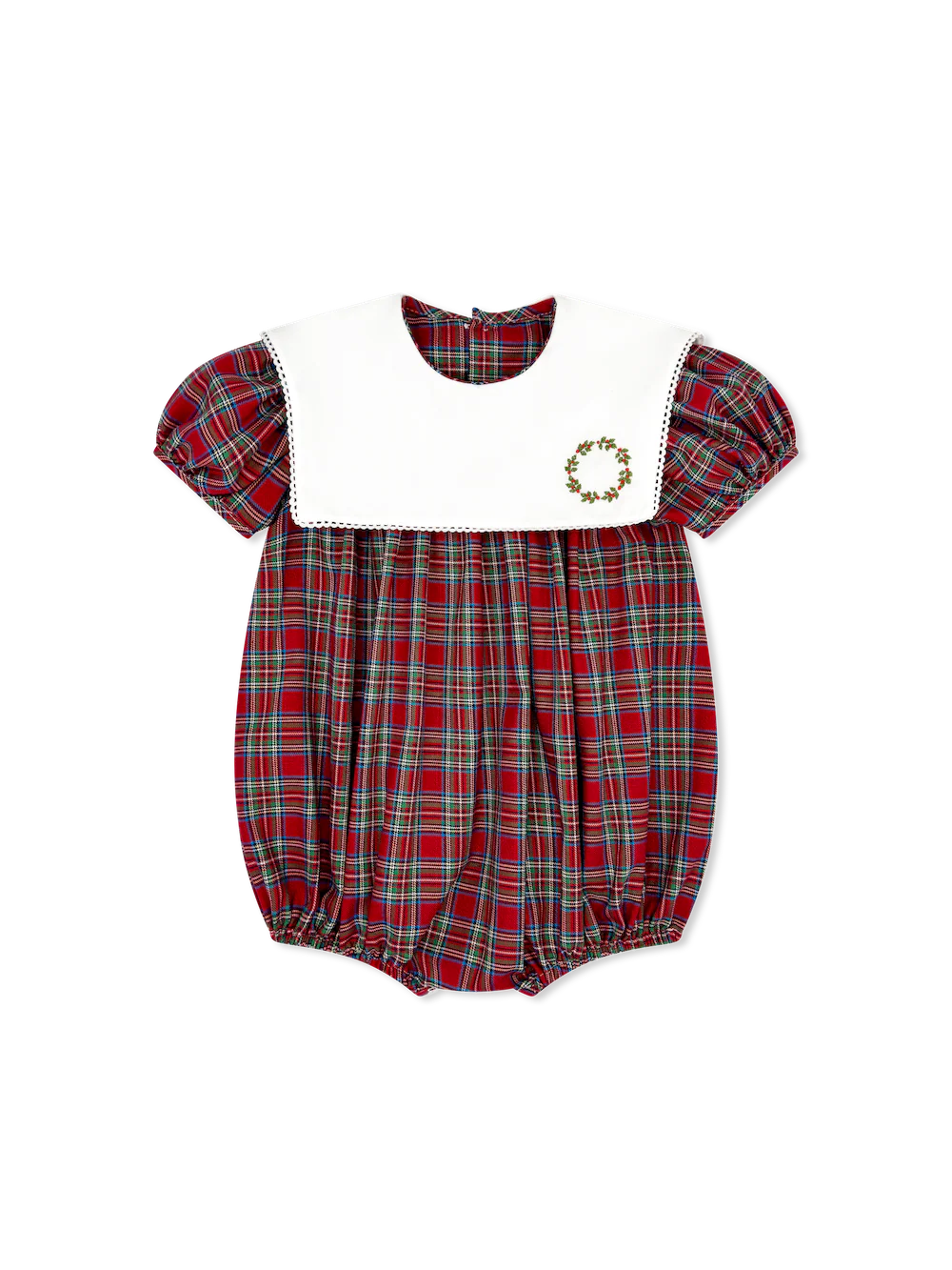 Lullaby Set Hope Chest Bubble--Woodstock Plaid, Wreath