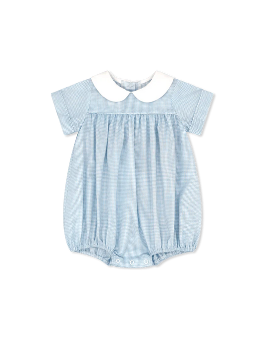Lullaby Set--Covington Bubble--Baker Blue Minigingham