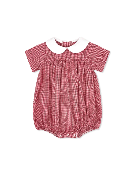 Lullaby Set Covington Bubble--Ramsey Red Minigingham