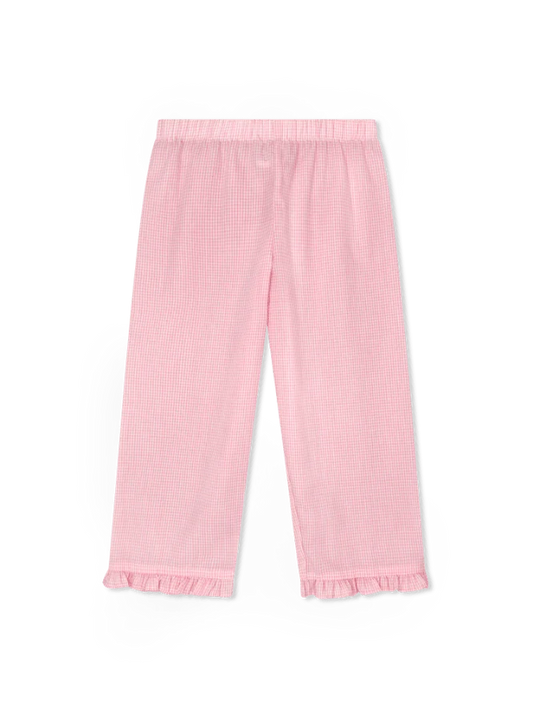 Lullaby Set Perfect Match Pant--Polite Pink Minigingham