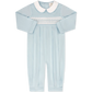 Lullaby Set Christopher Romper--Birmimgham Blue Pique