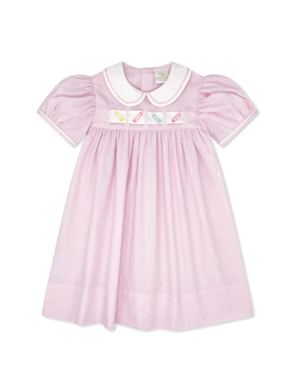 Lullaby Set Ruth Ribbon Dress--School, Snowman, Holly, Bow
