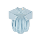 Lullaby Set Windsor Bubble--Birmingham Blue Pique, Smocking