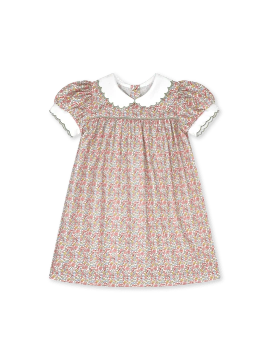 Lullaby Set Memory Making Scallop Dress--Autumn Garden