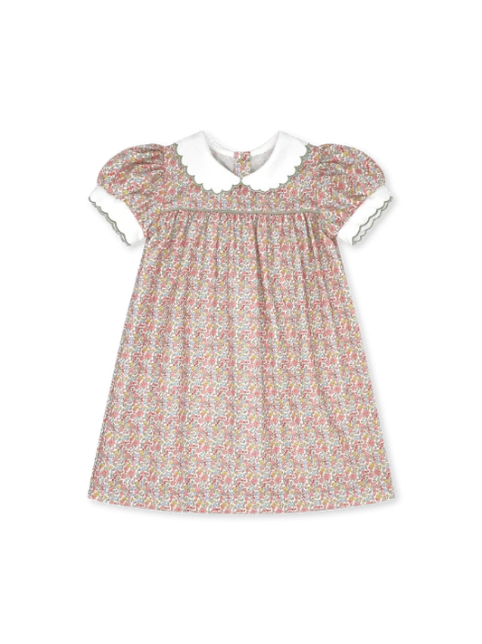 Lullaby Set Memory Making Scallop Dress--Autumn Garden