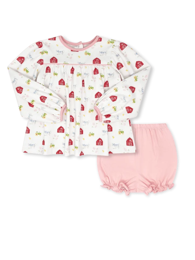 Lullaby Set Betsy Bloomer Set Long Sleeve--Barnyard Tales