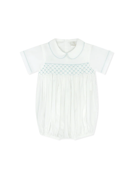 Lullaby Set Graham Bubble Blessings White Batiste with White Trim